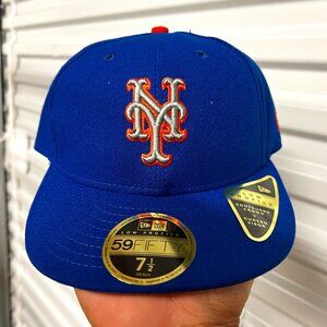 New York Mets MLB Low Profile Blue Fitted Hat - New
